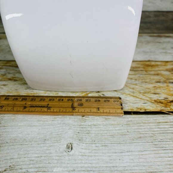 Vintage EUROPEAN COFFEEHOUSE White Gold Letters Ceramic Airtight 8.5"T Canister - Picture 14 of 16